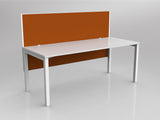 OL Axis 1 Person Workstation with Hung Screen - Breathe Fabric