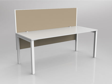 OL Axis 1 Person Workstation with Hung Screen - Breathe Fabric