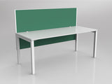 OL Axis 1 Person Workstation with Hung Screen - Breathe Fabric