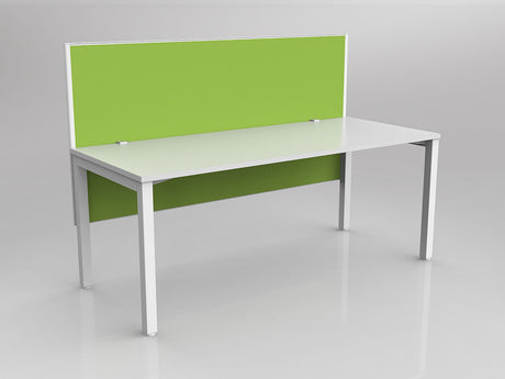 OL Axis 1 Person Workstation with Hung Screen - Breathe Fabric