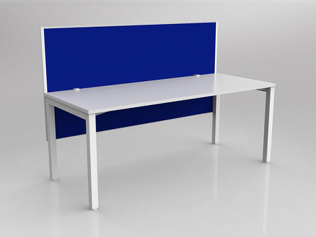 OL Axis 1 Person Workstation with Hung Screen - Breathe Fabric