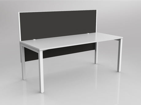 OL Axis 1 Person Workstation with Hung Screen - Breathe Fabric