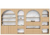 DD Aako Arched Storage Wall Unit with 2 Shelves