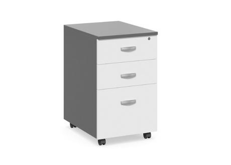 DD Accent Mobile Pedestal with 2 Drawer & File