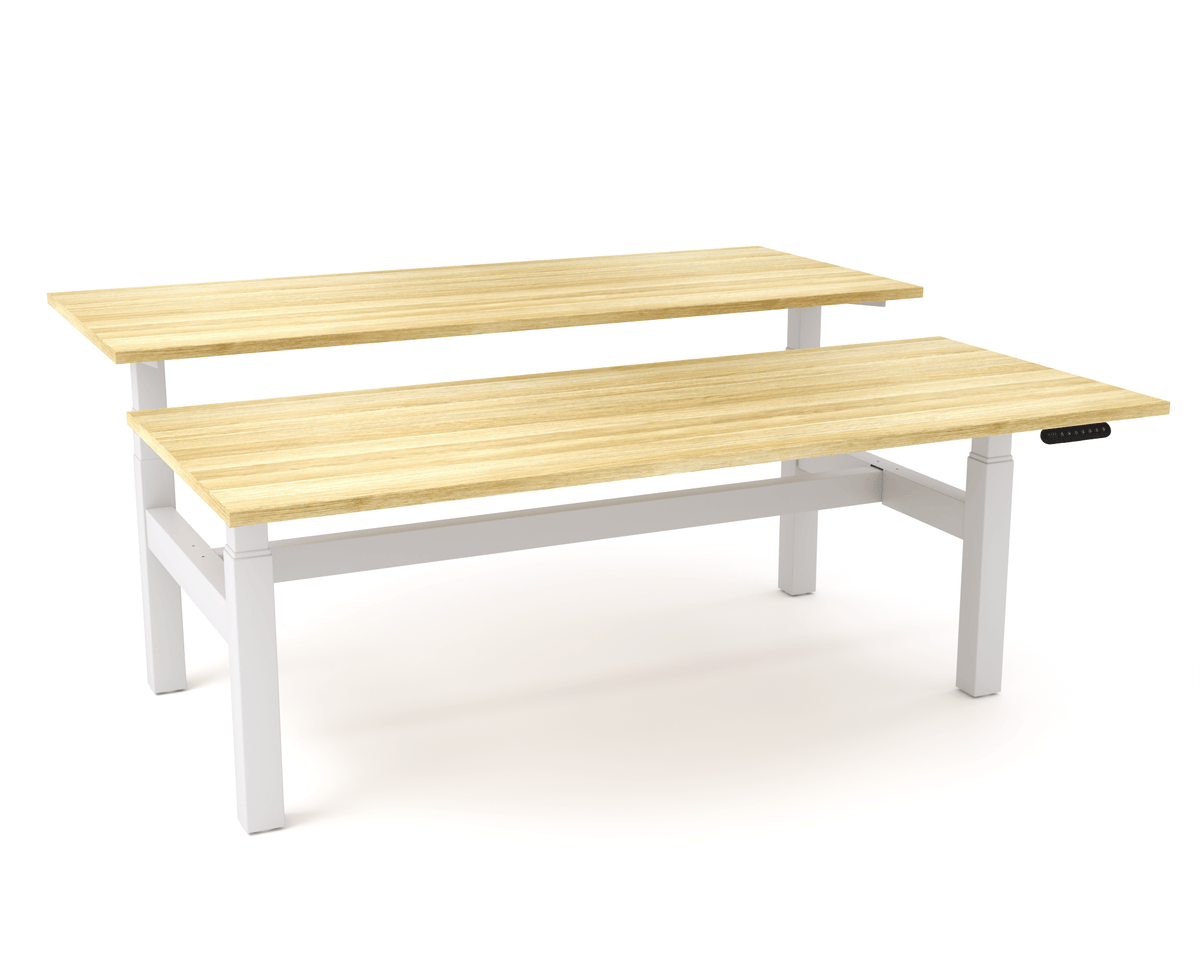 OL AgileMotion Electric Height Adjustable Back to Back 2 User Desk