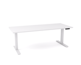 OL AgileMotion Electric Height Adjustable Single User Desk - White Top