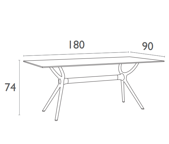 FL Air 9 Piece Dining Setting with Marcel Chairs