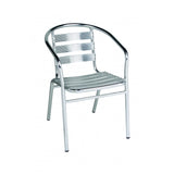 MA Stackable Commercial Aluminium Chair with Arms