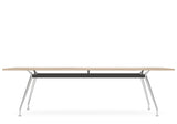 DD Apollo Polished Steel Base Boardroom Table