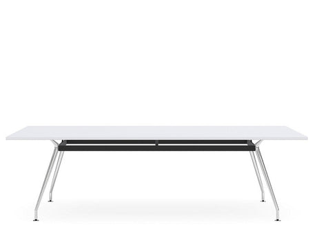 DD Apollo Polished Steel Base Boardroom Table