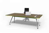 DD Apollo Polished Steel Base Boardroom Table