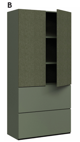 DD Archie Multipurpose Pin Board Wall Unit