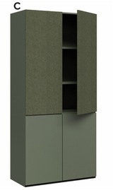 DD Archie Multipurpose Pin Board Wall Unit