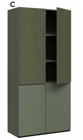 DD Archie Multipurpose Pin Board Wall Unit