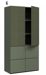 DD Archie Multipurpose Pin Board Wall Unit