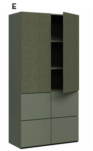 DD Archie Multipurpose Pin Board Wall Unit