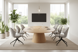 DD Arlo Oval Top Meeting Table