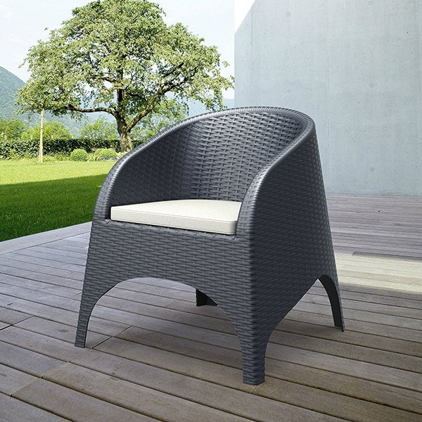 FL Aruba Hospitality Outdoor Stackable Armchair with Cushion