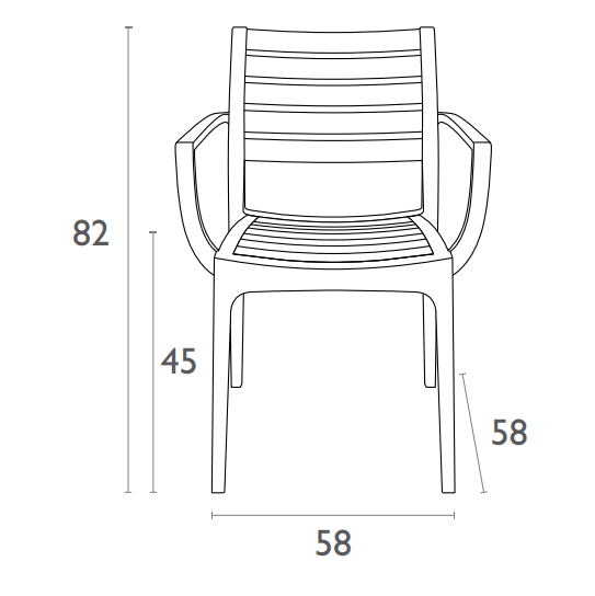 FL 7 Piece Vegas Outdoor Extendable Dining Table Setting with Artemis Armchair