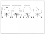 RL Aspen Fabric Upholstered Boardroom Chair