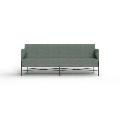 OL Avalon Fabric Upholstered Reception Area 3 Seater Sofa