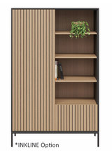 DD Avery Welded 2 Door Storage Cupboard with Open Shelves