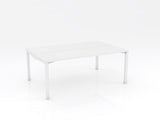 OL Axis Stretch Double Sided Desk – White Top with White Frame