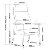 ST Balance High Back Multi Shift Heavy Weight Age Care Chair