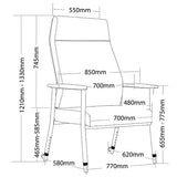 ST Balance High Back Multi Shift Heavy Weight Age Care Chair