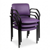 MA Belmont Fabric or Vinyl Upholstered Drop Arm Stackable Visitor Chair
