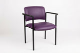 MA Belmont Fabric or Vinyl Upholstered Stackable Visitor Armchair