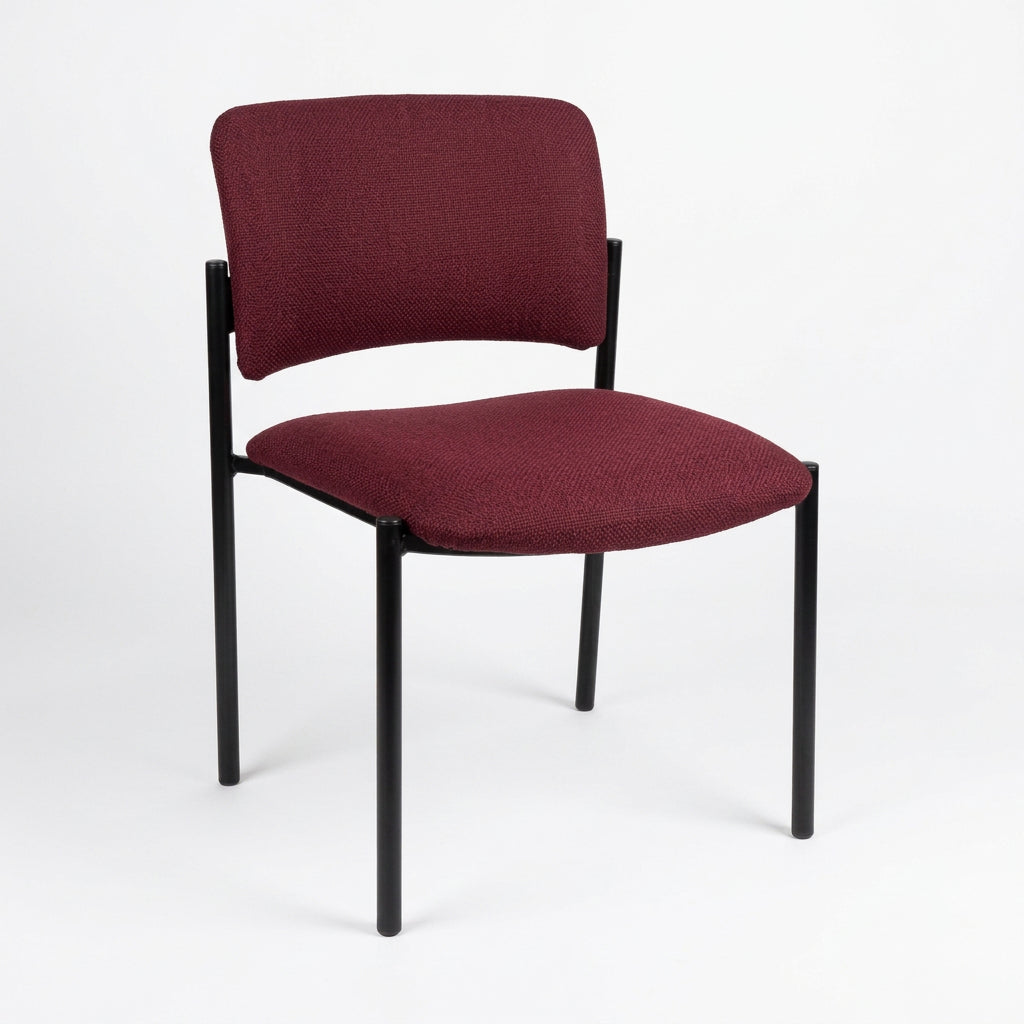 MA Belmont Fabric or Vinyl Upholstered Stackable Side Chair