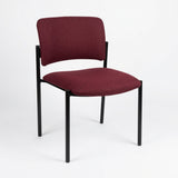 MA Belmont Fabric or Vinyl Upholstered Stackable Side Chair