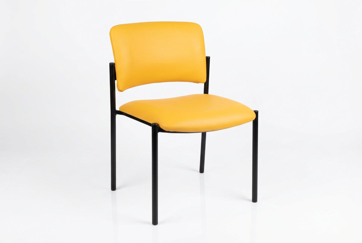 MA Belmont Fabric or Vinyl Upholstered Stackable Side Chair