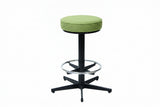 MA Bistro Fabric or Vinyl Upholstered Hospitality Swivel Bar Stool