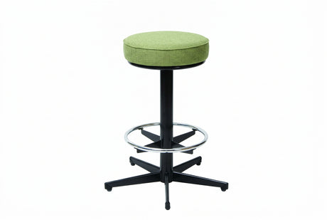 MA Bistro Fabric or Vinyl Upholstered Hospitality Swivel Bar Stool