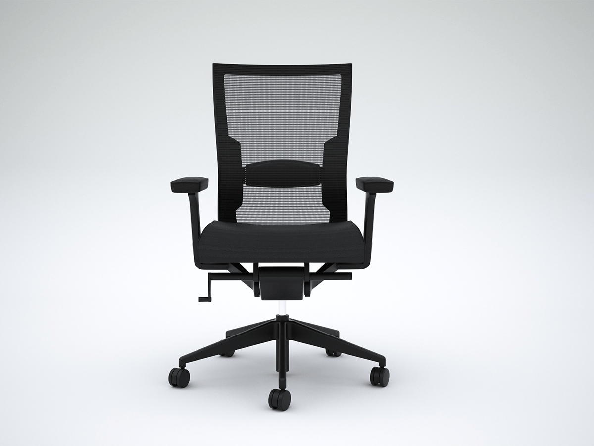 OL Balance Mesh Back Project Chair with Arms and Lumbar