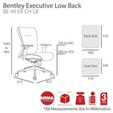 MA Bentley PU Leather High Back Executive Chair