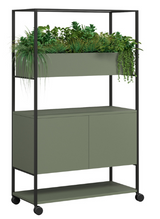DD Blake 2 Door Mobile Planter Storage