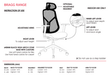 ST Bragg Mesh Back Executive Chair with Headrest