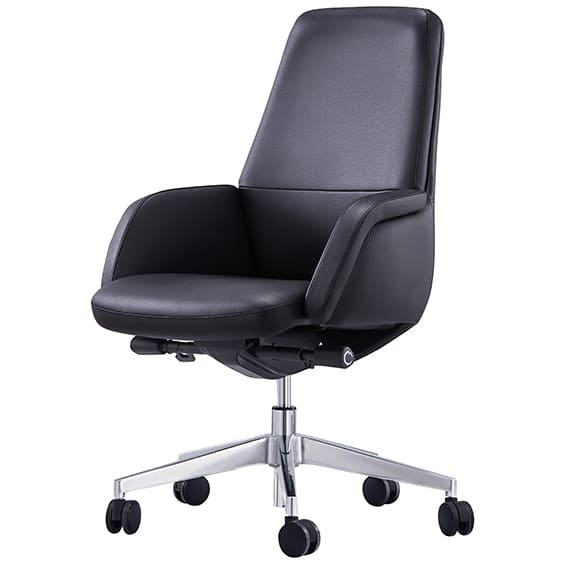 ST Captain Genuine Leather Low Back Executive Chair