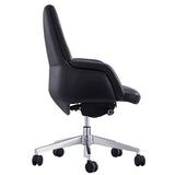 ST Captain Genuine Leather Low Back Executive Chair