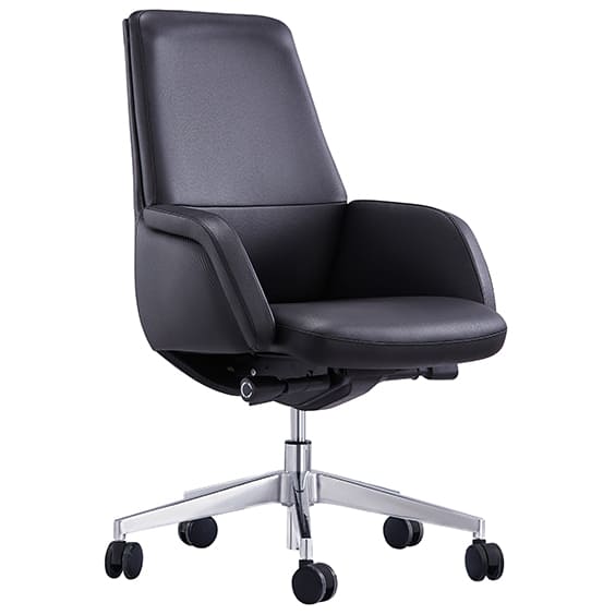 ST Captain Genuine Leather Low Back Executive Chair