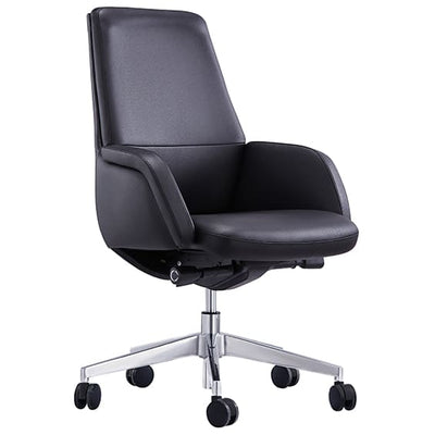 ST Captain Genuine Leather Low Back Executive Chair