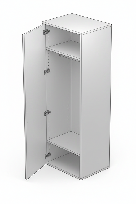 DD CC Plus Swing Door Coat Cupboard