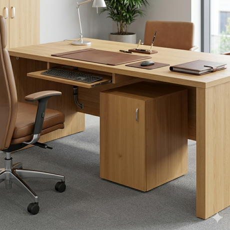 DD CC Plus 1 Swing Door Under Desk Freestanding Storage Unit