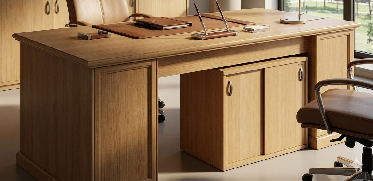 DD CC Plus 2 Sliding Door Under Desk Freestanding Storage Unit