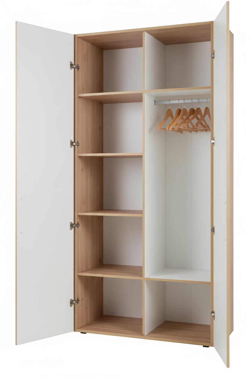DD CC Plus 2 Swing Door 1050 Width Coat Cupboard