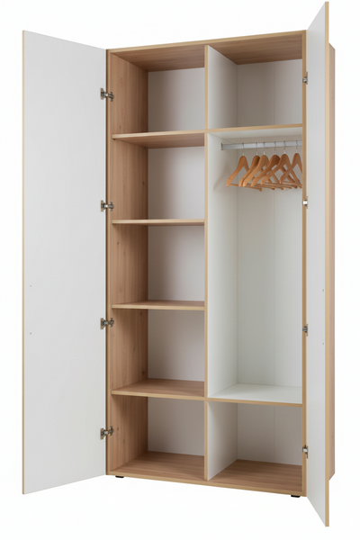 DD CC Plus 2 Swing Door 1050 Width Coat Cupboard