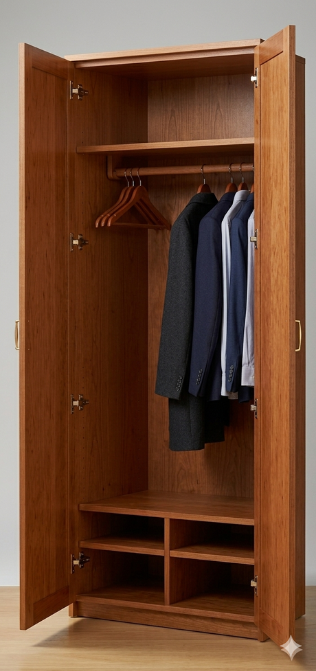 DD CC Plus Swing Door Coat Cupboard